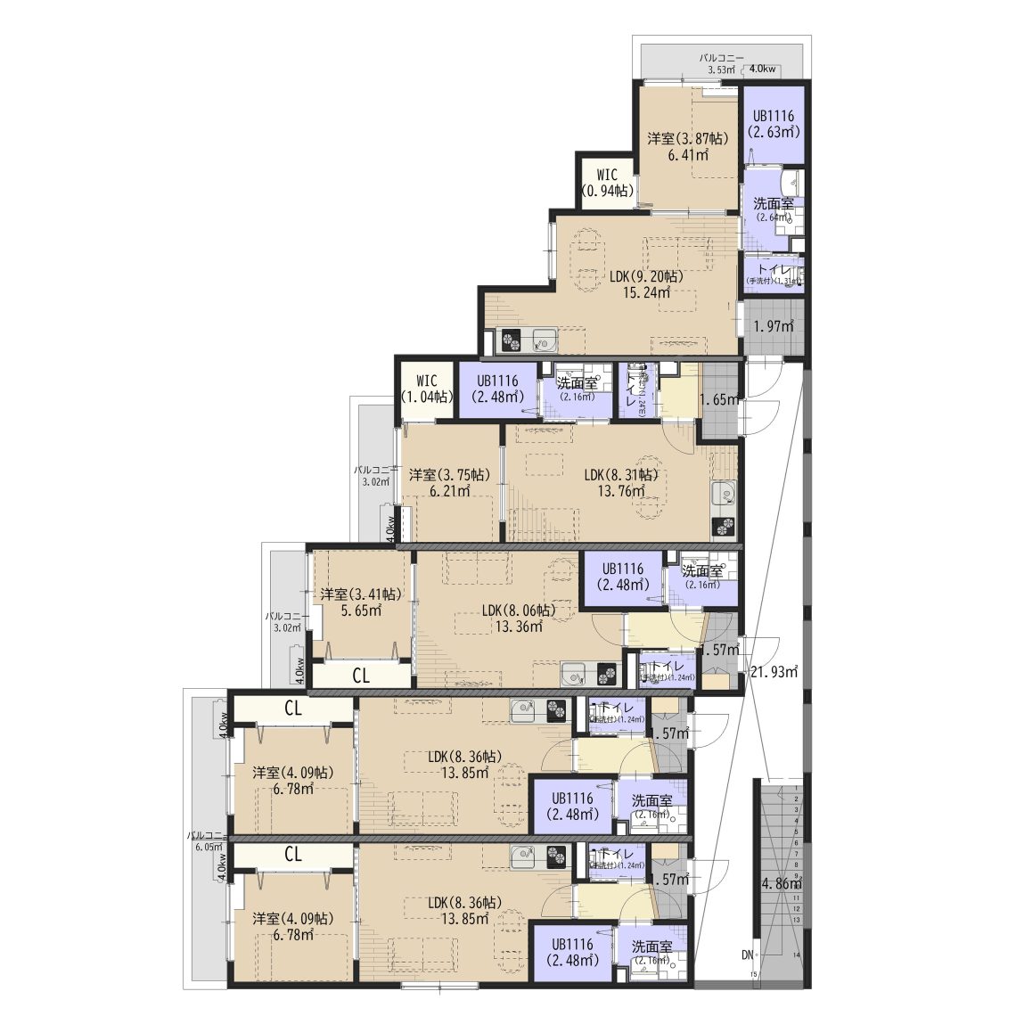 変形地を価値に変える、唯一無二の造形美